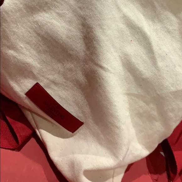 Valentino red studded purse - Picture 2 of 5